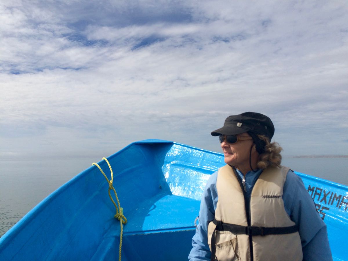Did you ever face a hurricane in a sailboat? This woman did